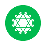symbol and green colour of Heart Chakra
